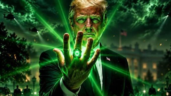 “Beware my power”: Trump aparece como Linterna Verde en un llamativo video difundido por la Casa Blanca