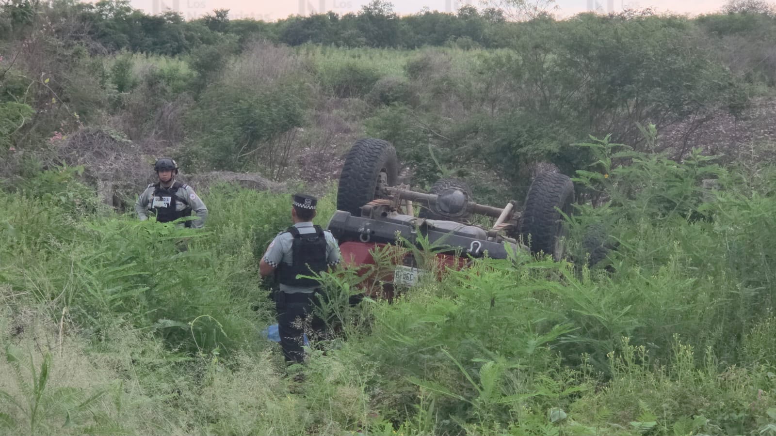 Un muerto y un herido tras accidente en Higueras de Abuya de Culiacán
