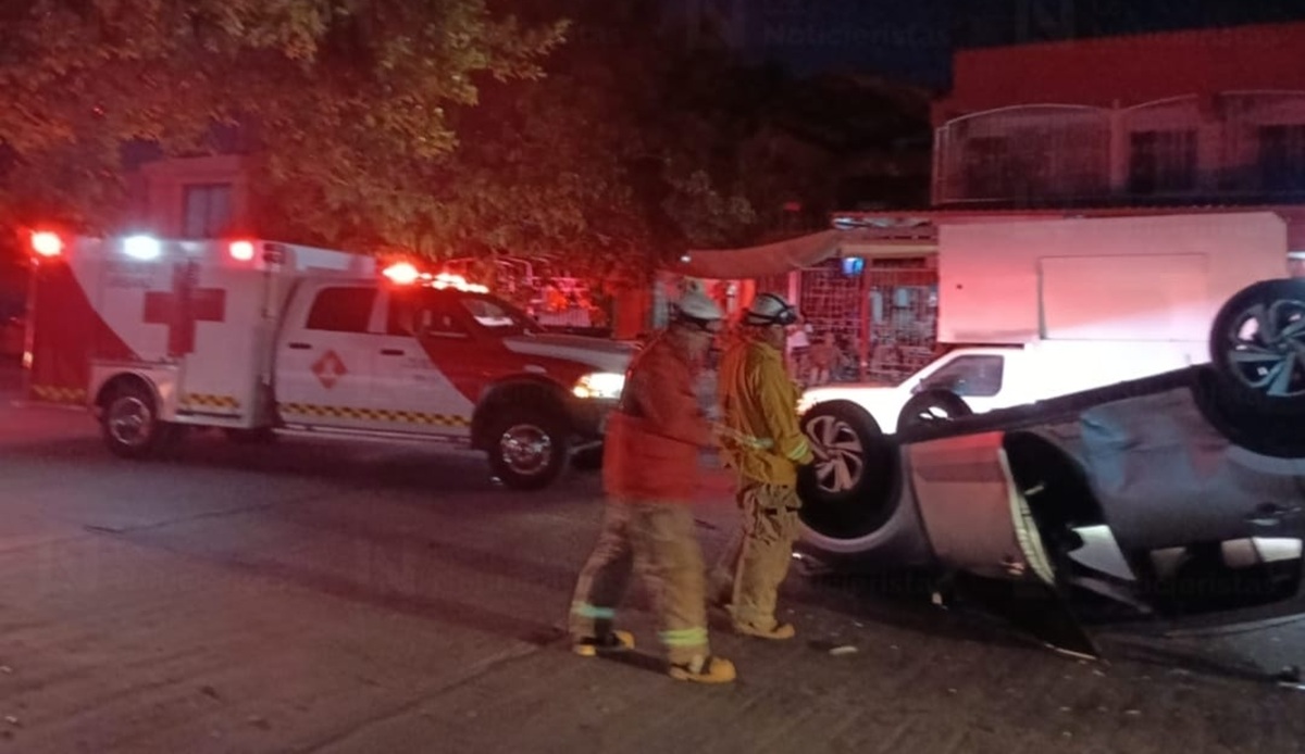 Accidente en Los Mochis deja a mujer herida de gravedad