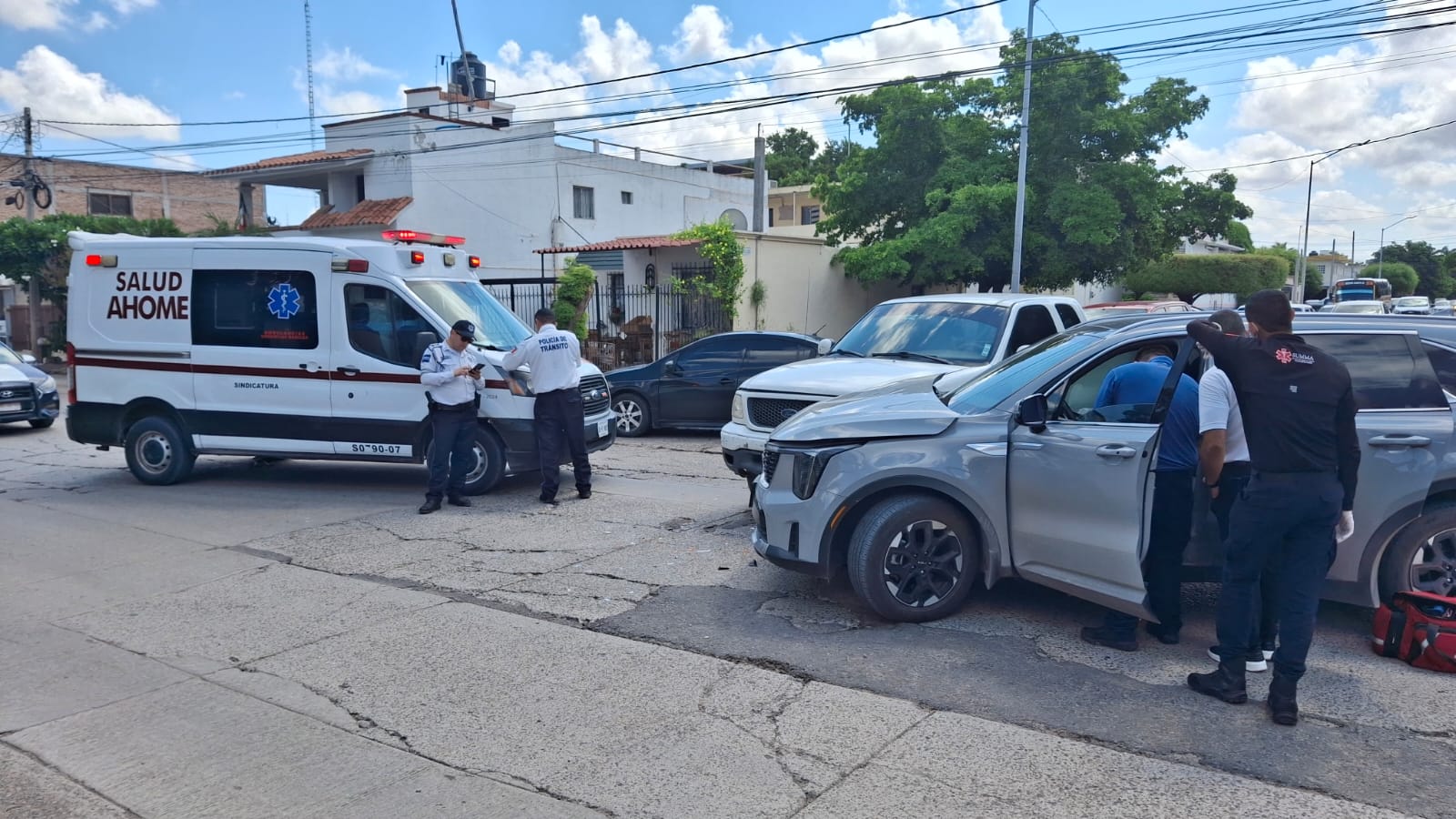 Accidente en la Insurgentes de Los Mochis