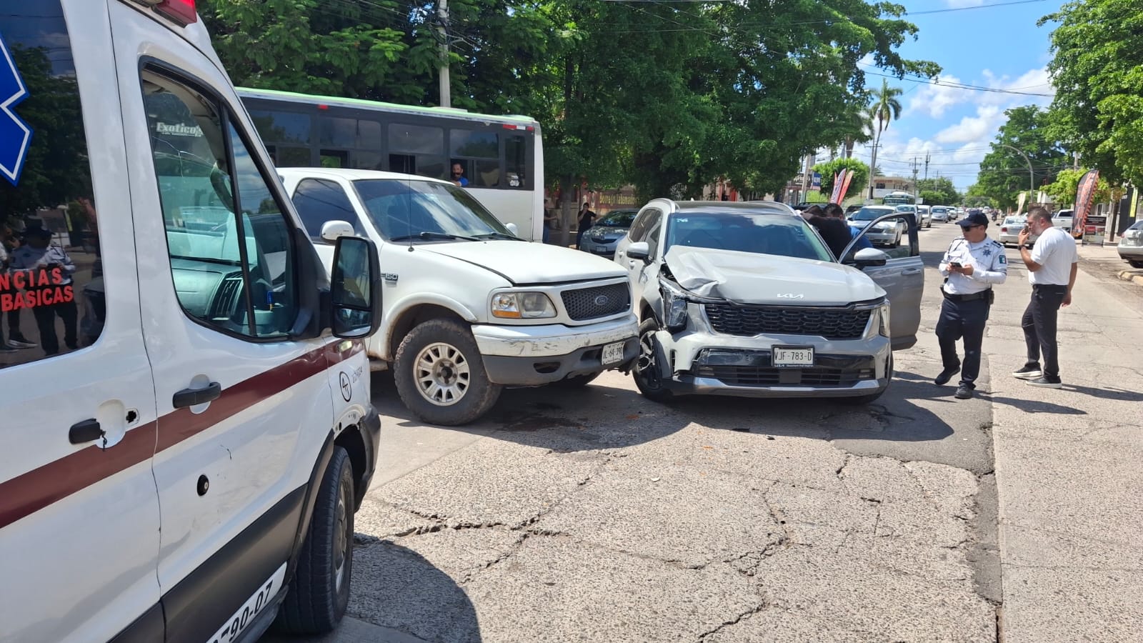 Accidente en la Insurgentes de Los Mochis