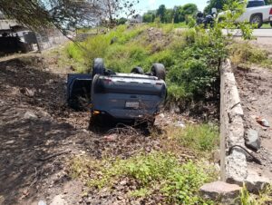 Accidente en Libramiento Oriente en Ahome