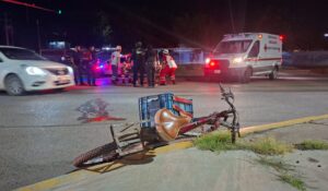 Conductor embiste a ciclista en Mazatlán, Sinaloa
