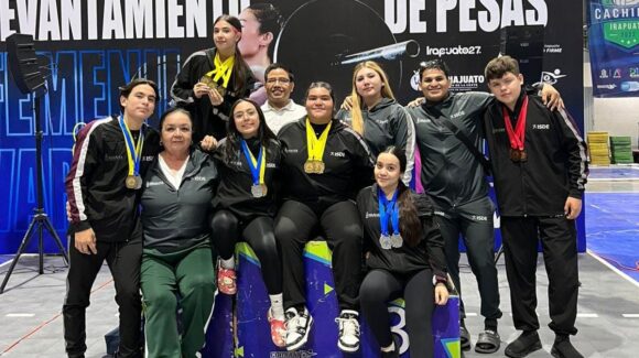 Águilas UAS ganan 15 medallas en los Nacionales de Halterofilia desde Guanajuato