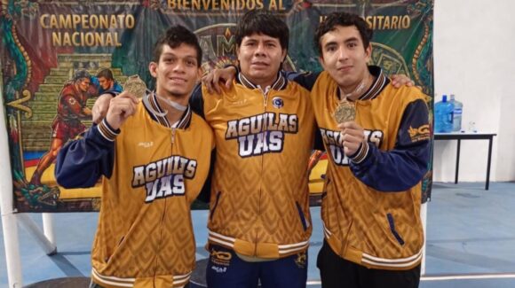 Águilas UAS se coronan en el Nacional de Lucha Sambo 2026