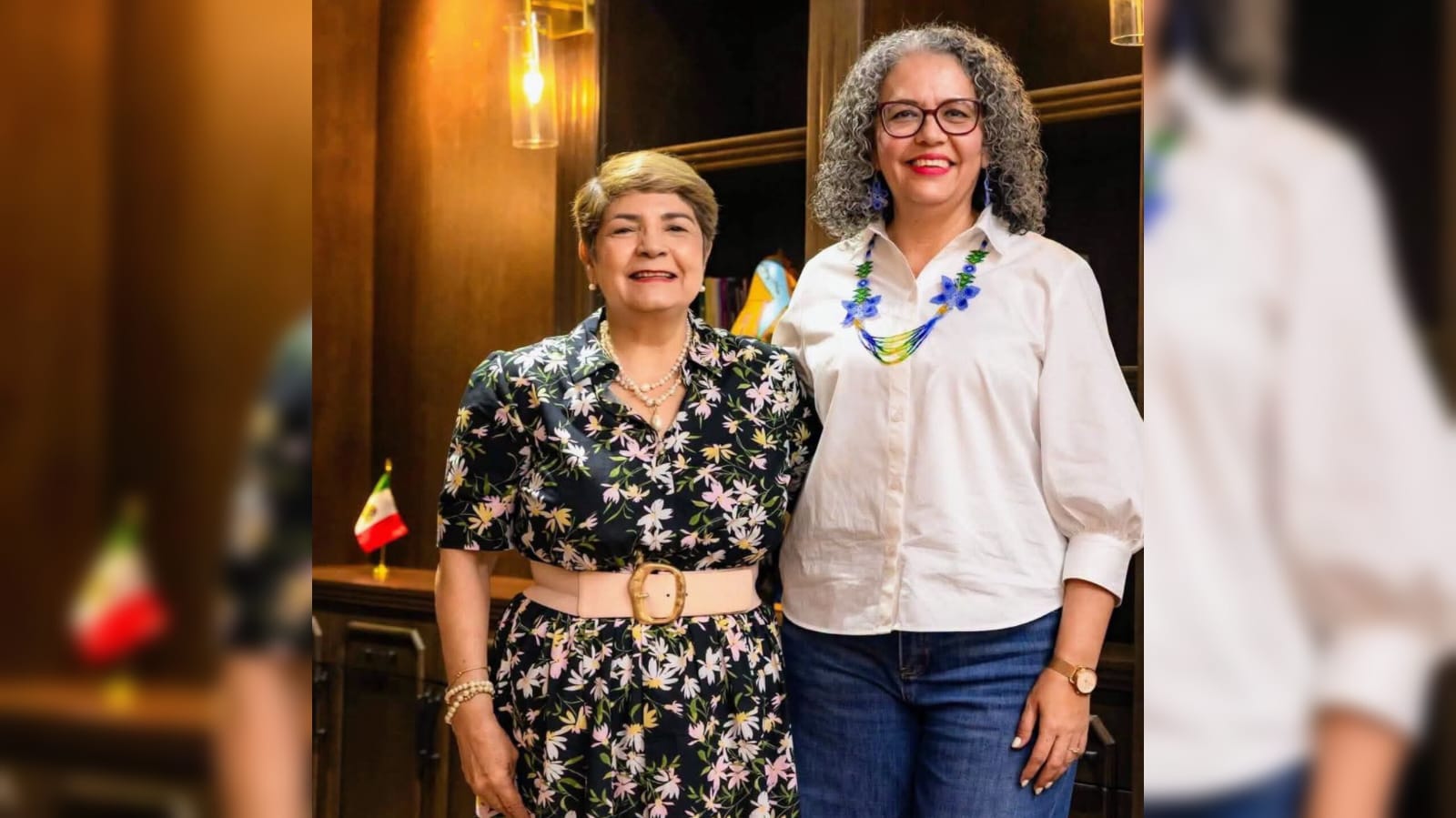 Gobernadora Graciela Domínguez recibe a alcaldesa de Guasave