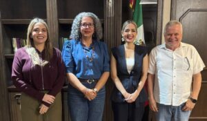 Recibe Graciela Domínguez a alcaldes de Culiacán, Mazatlán y Escuinapa; revisaron temas de interés