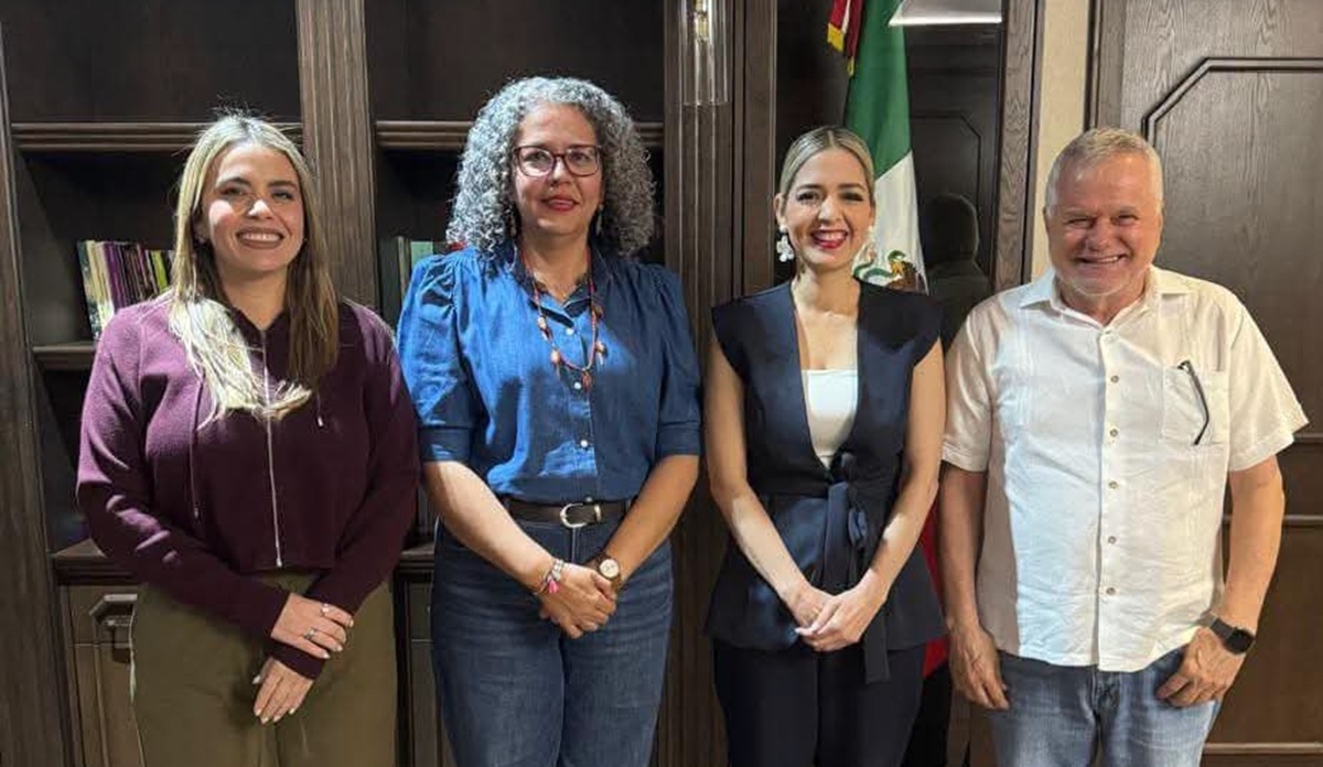 Ana Miriam Ramos, Graciela Domínguez, Estrella Palacios y Víctor Díaz Simental