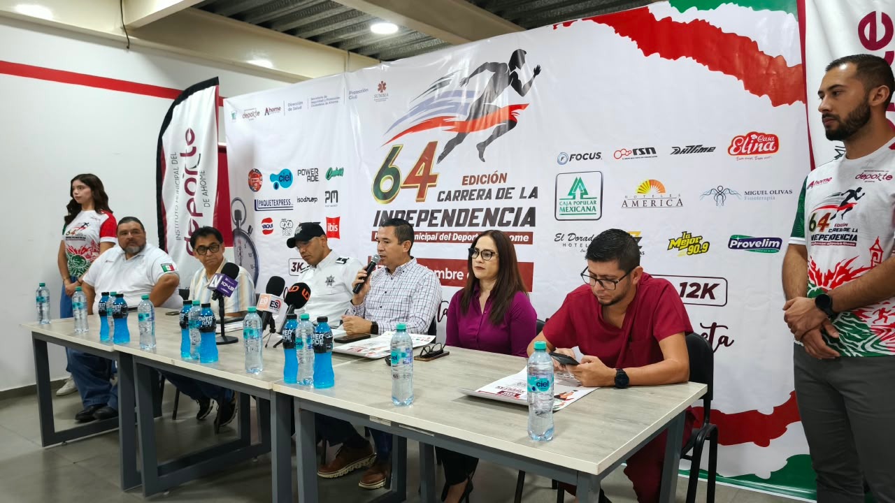 Anuncian la Carrera de la Independencia en Ahome