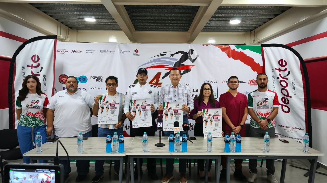 Anuncian la Carrera de la Independencia en Ahome