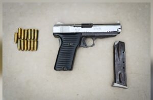 Arma asegurada en Culiacán