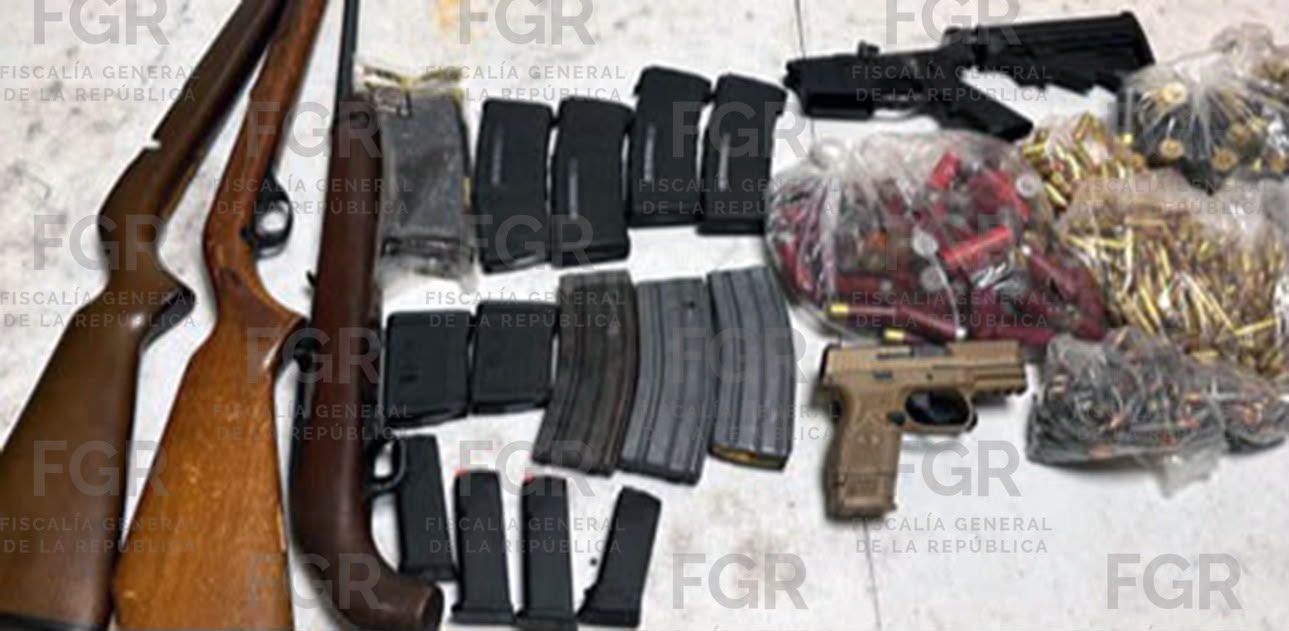 Armamento asegurado en Ahome