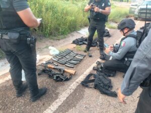 Armas aseguradas en Culiacán