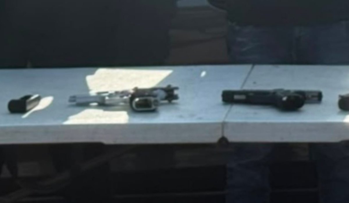 Armas aseguradas en Culiacán