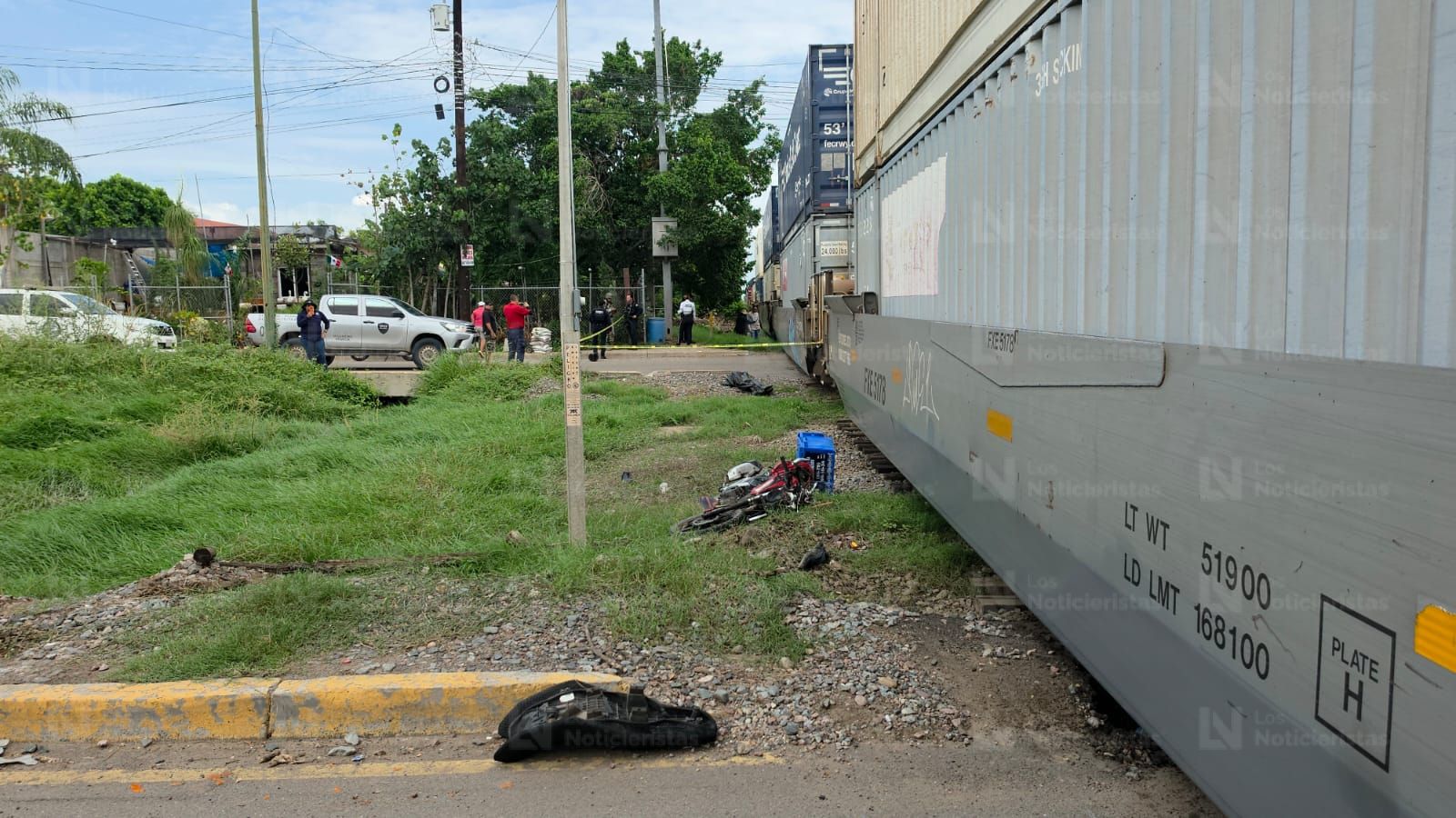 Muere repartidor tras ser arrollado por el tren en Barrancos, Culiacán