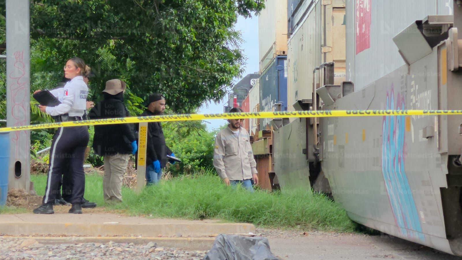 Muere repartidor tras ser arrollado por el tren en Barrancos, Culiacán