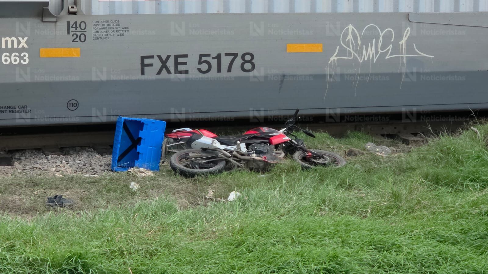 Muere repartidor tras ser arrollado por el tren en Barrancos, Culiacán