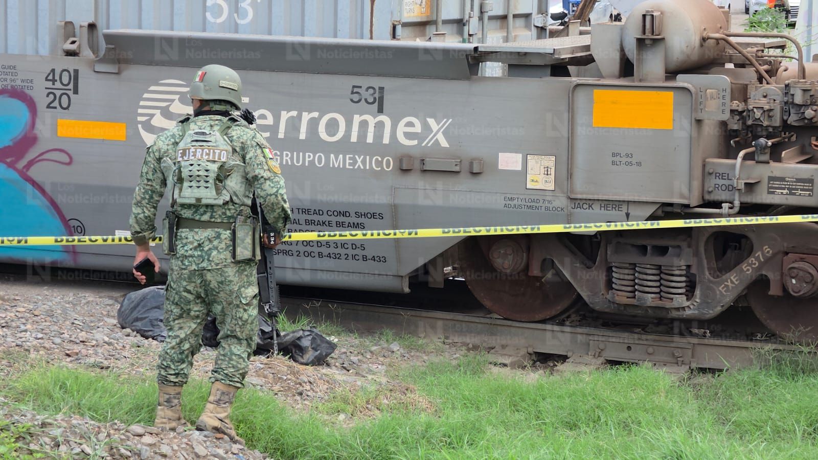 Muere repartidor tras ser arrollado por el tren en Barrancos, Culiacán
