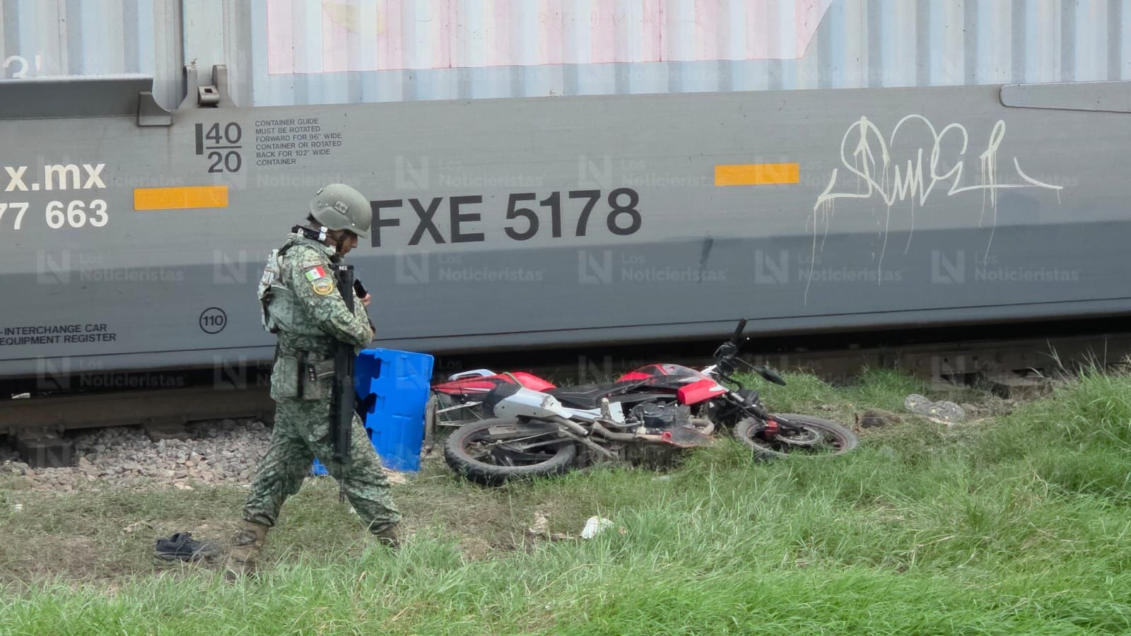 Muere repartidor tras ser arrollado por el tren en Barrancos, Culiacán