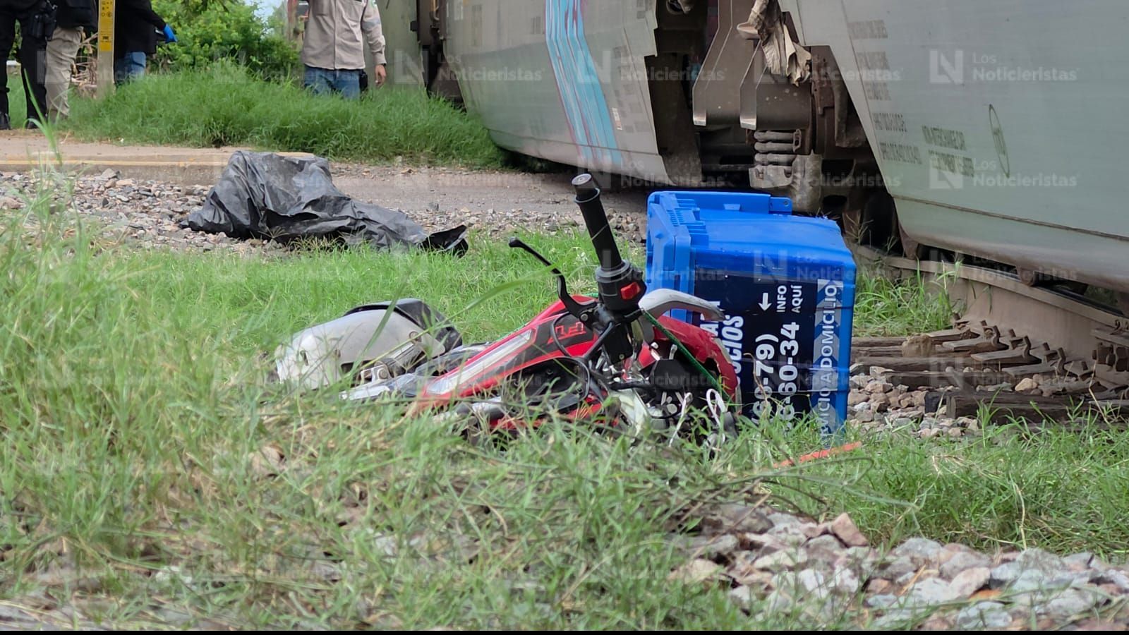 Muere repartidor tras ser arrollado por el tren en Barrancos, Culiacán
