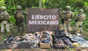 Ejército asegura drones y arsenal en Concordia, Sinaloa