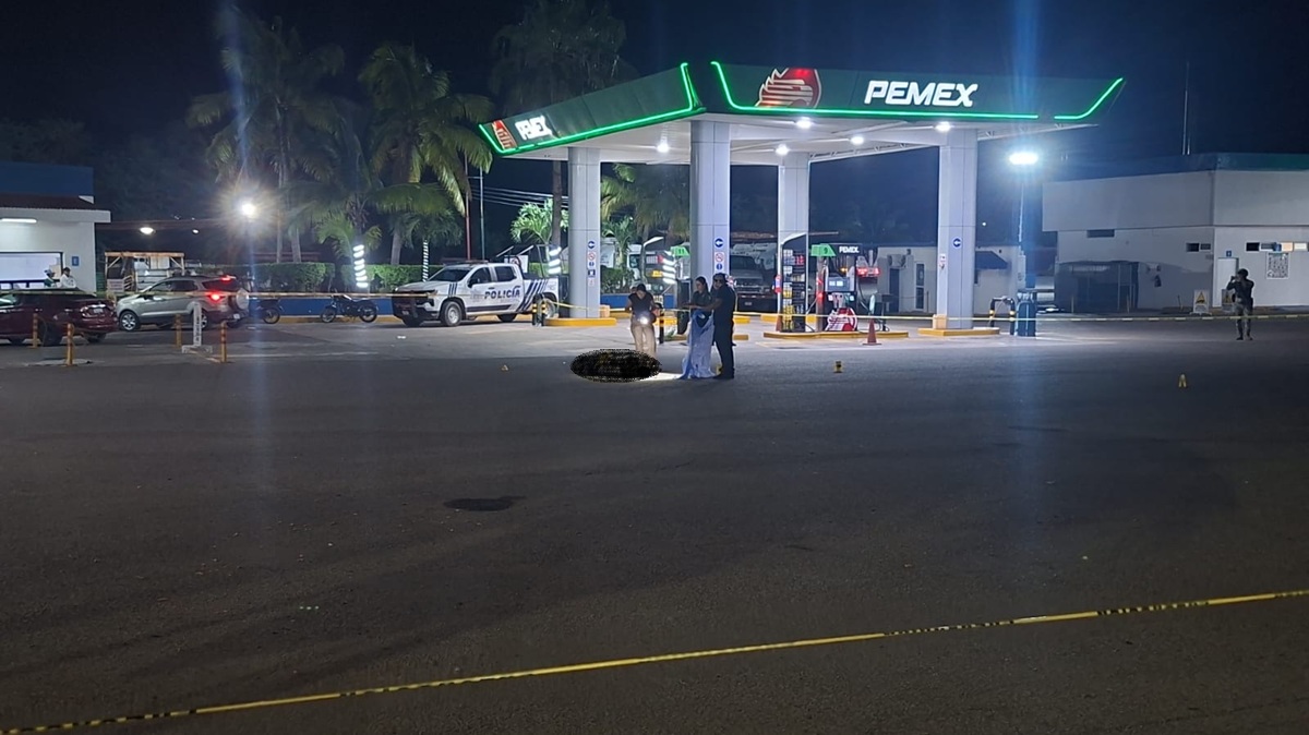 Asesinan a balazos a hombre en gasolinera de Villa Unión, en Mazatlán