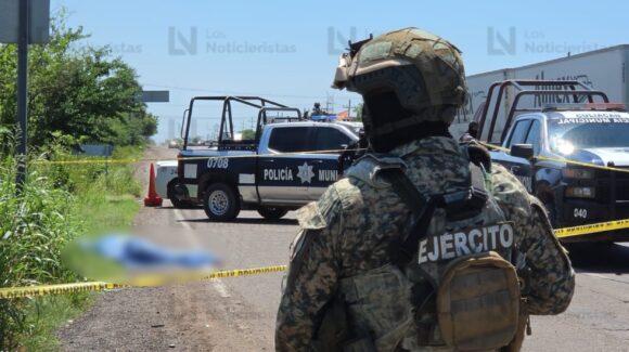 Atado de manos y ejecutado a balazos encuentran a un hombre en el crucero de El Quemadito, al sur de Culiacán, Sinaloa