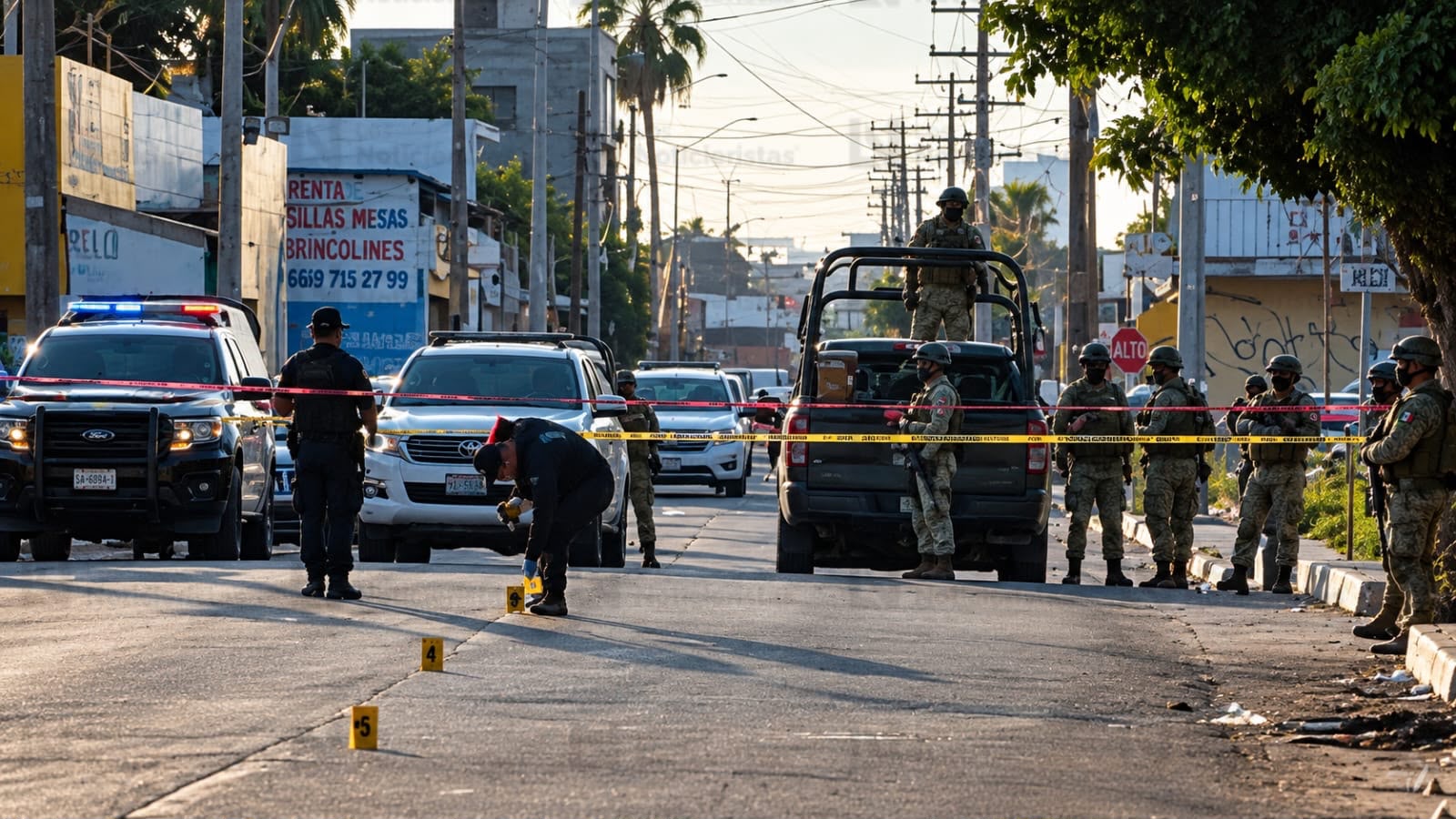 Ataque armado en la Francisco I. Madero, en Mazatlán