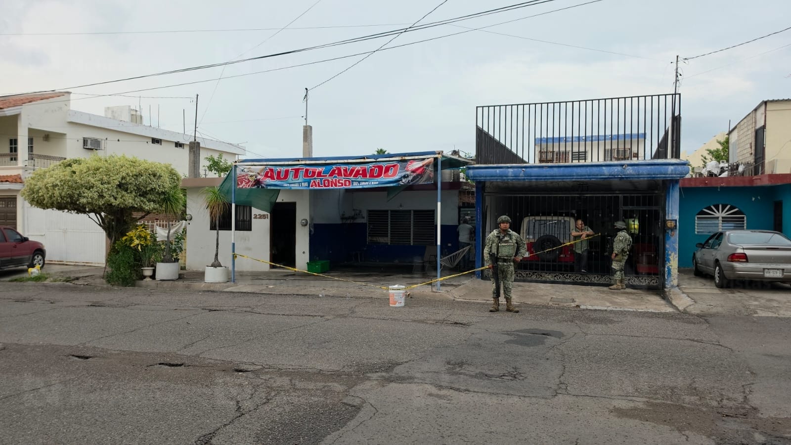 Tirotean autolavado en la Miguel Hidalgo de Culiacán
