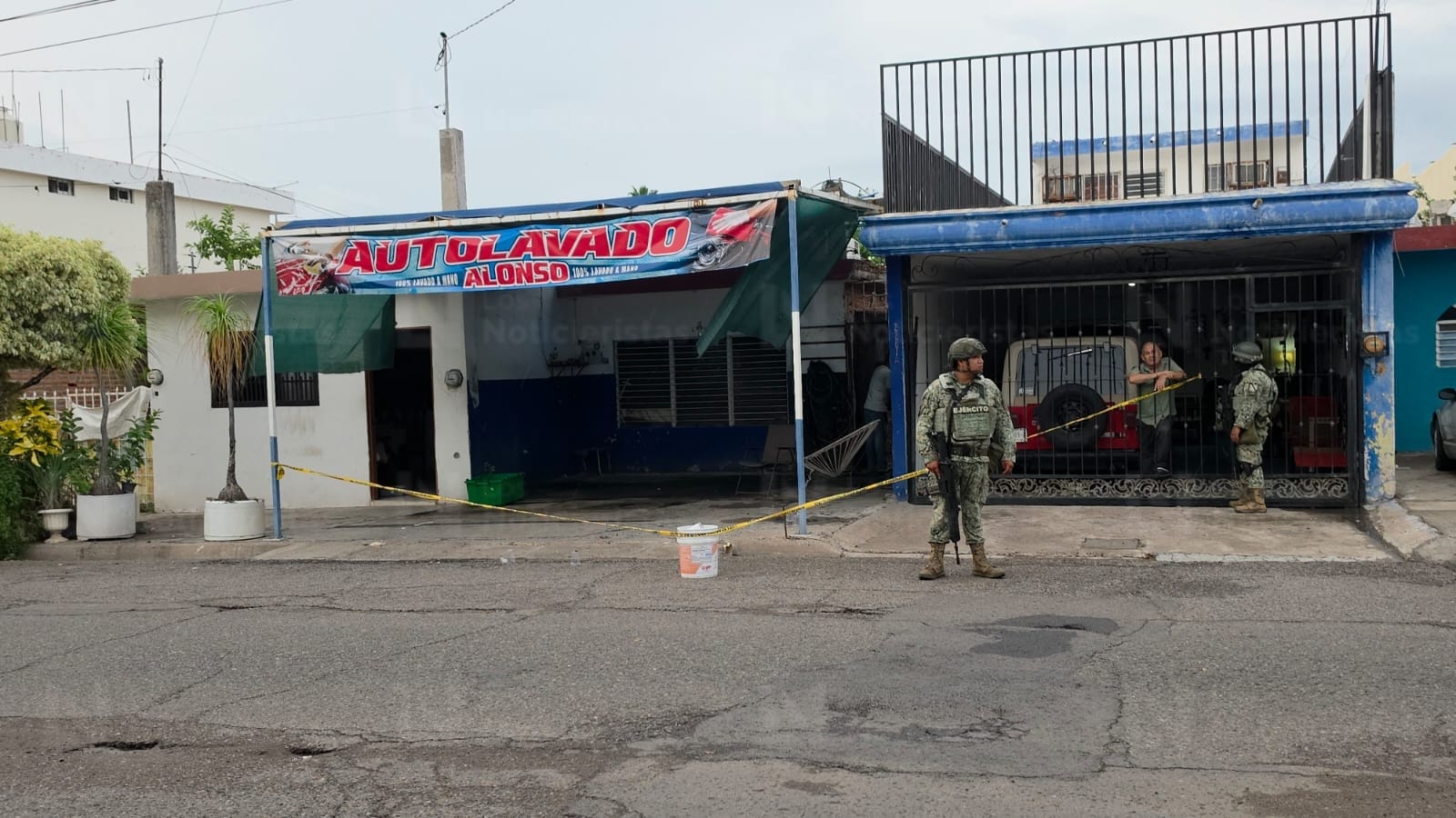 Tirotean autolavado en la Miguel Hidalgo de Culiacán