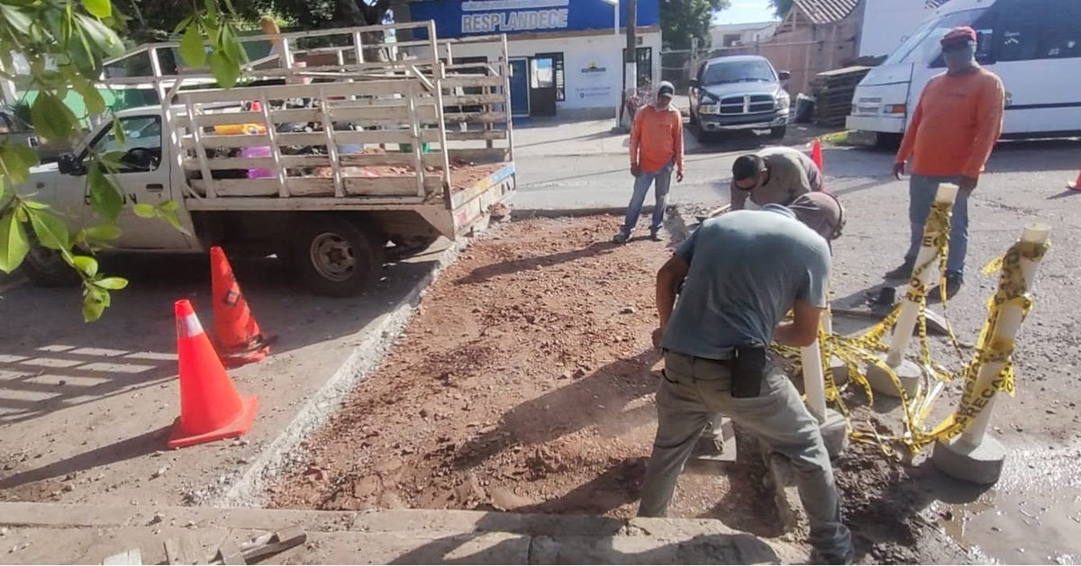 Bacheo en Los Mochis