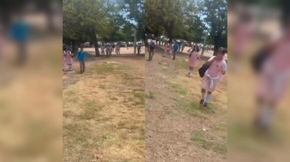 VIDEO | Persecución y disparos generan alarma cerca de la Secundaria Federal 5 en Mazatlán, Sinaloa