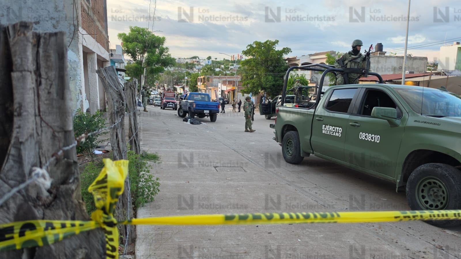 Balean vivienda en la colonia Progreso, en Culiacán