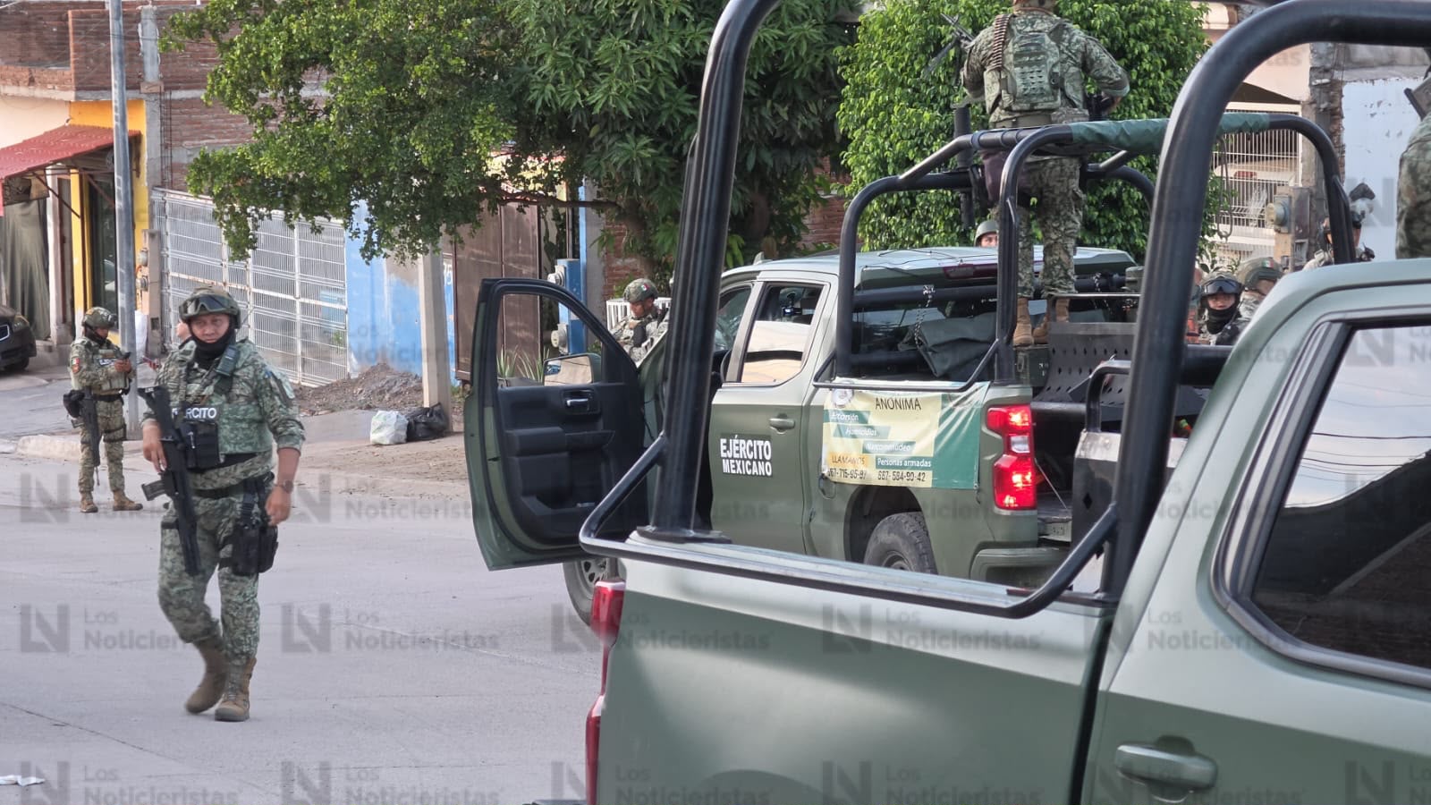Balean vivienda en la colonia Progreso, en Culiacán