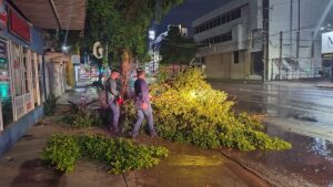 basura en culiacan por lluvias calle