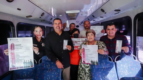 Buscan frenar el acoso en camiones de Guasave; arrancan programa de Transporte Seguro para mujeres y niñas