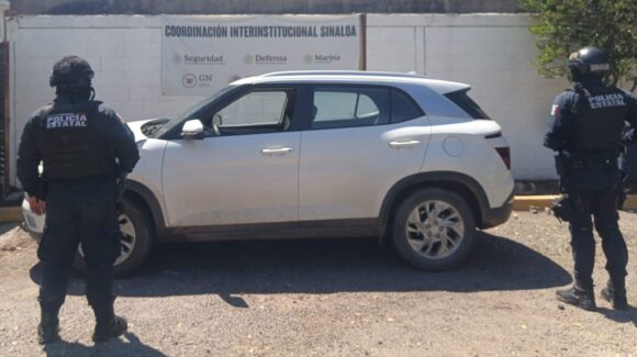 SSPE recupera dos vehículos robados en Culiacán, Sinaloa; uno acababa de ser despojado