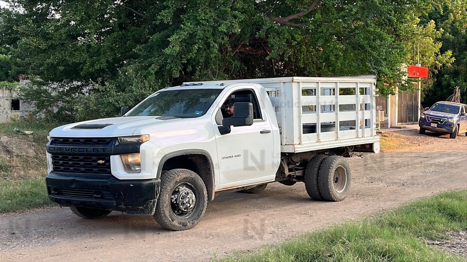 Trasladan los camionetas decomisadas en vivienda de la colonia Las Golondrinas de Guasave,