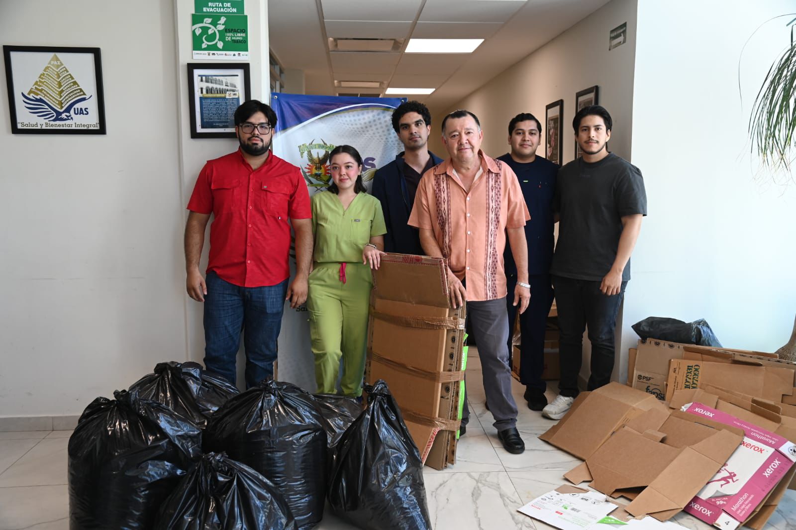 Campaña de reciclaje en la UAS