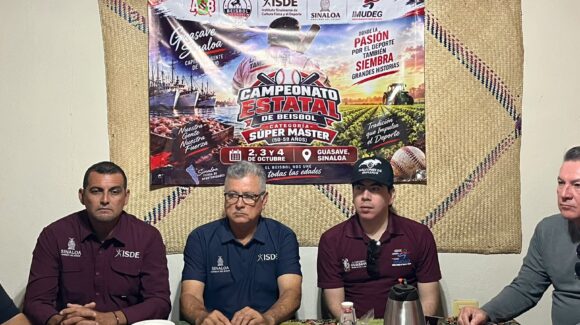 Guasave, Sinaloa, será sede del Campeonato Estatal de Beisbol Súper Máster