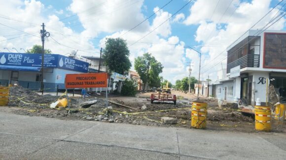 Canaco pide acelerar obras del centro de Guasave, Sinaloa; 25 comercios ya resienten el cierre de calles