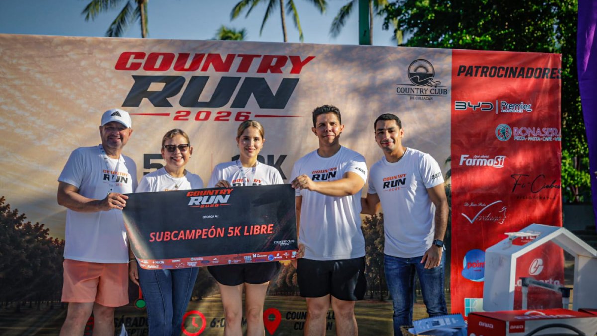 carrera country run 2026 en culiacan subcampeon