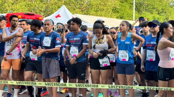 Alrededor de mil 700 personas participan en la carrera “Todo México Salvando Vidas” de Cruz Roja en Culiacán
