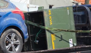 Decomisan un transformador y vehículos en cateo de vivienda en la colonia 5 de Mayo, en Culiacán, Sinaloa