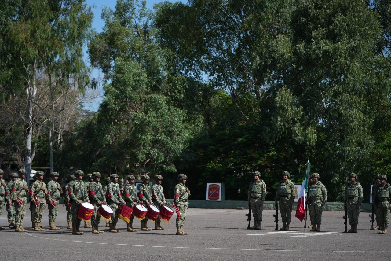 Ceremonia de ascenso de militares en Mazatlán