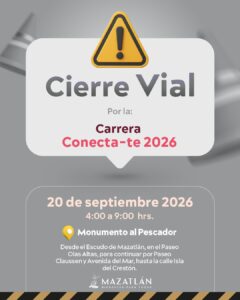Cierres viales por la carretera Conecta-Te en Mazatlán