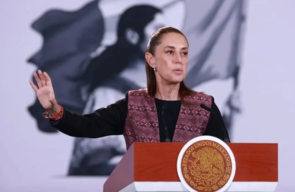Claudia Sheinbaum en conferencia 'mañanera'