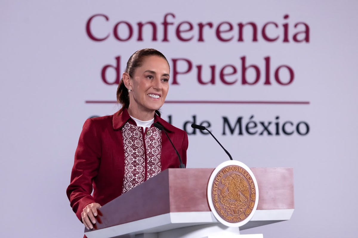 Claudia Sheinbaum en conferencia 'mañanera'