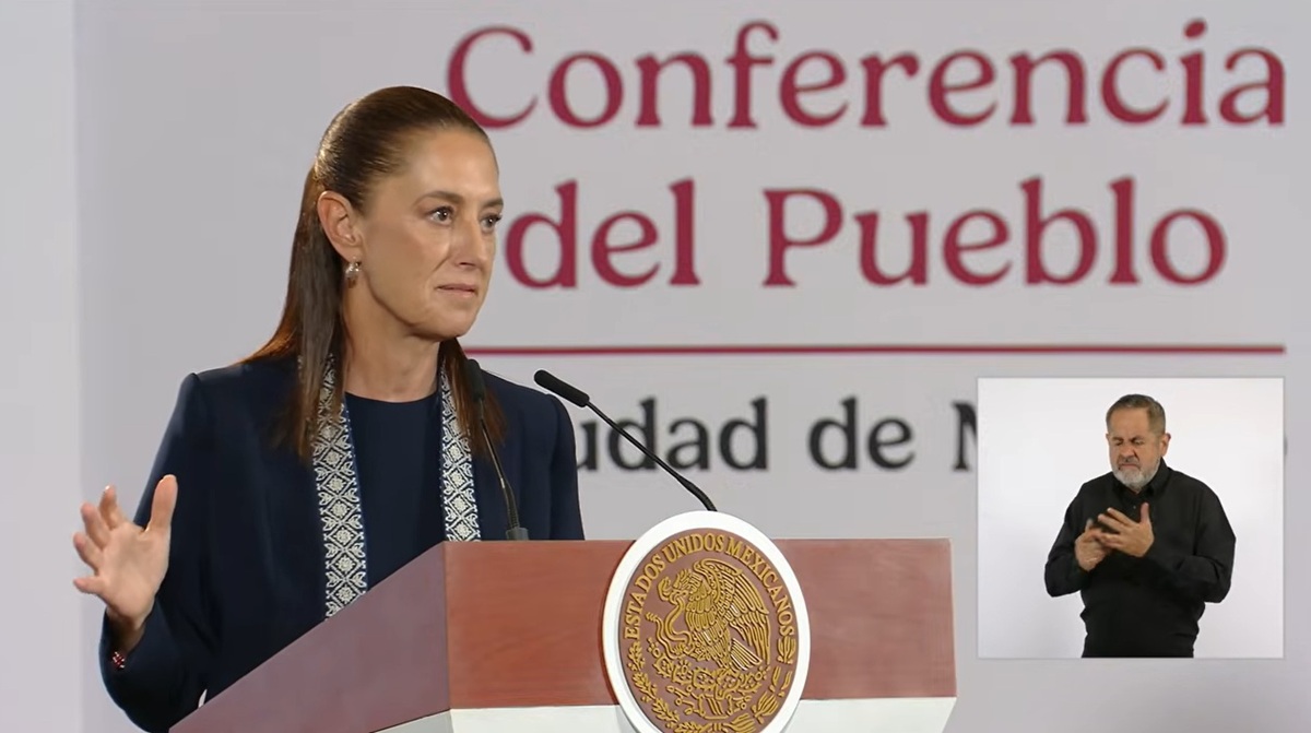 Claudia Sheinbaum en conferencia 'mañanera'