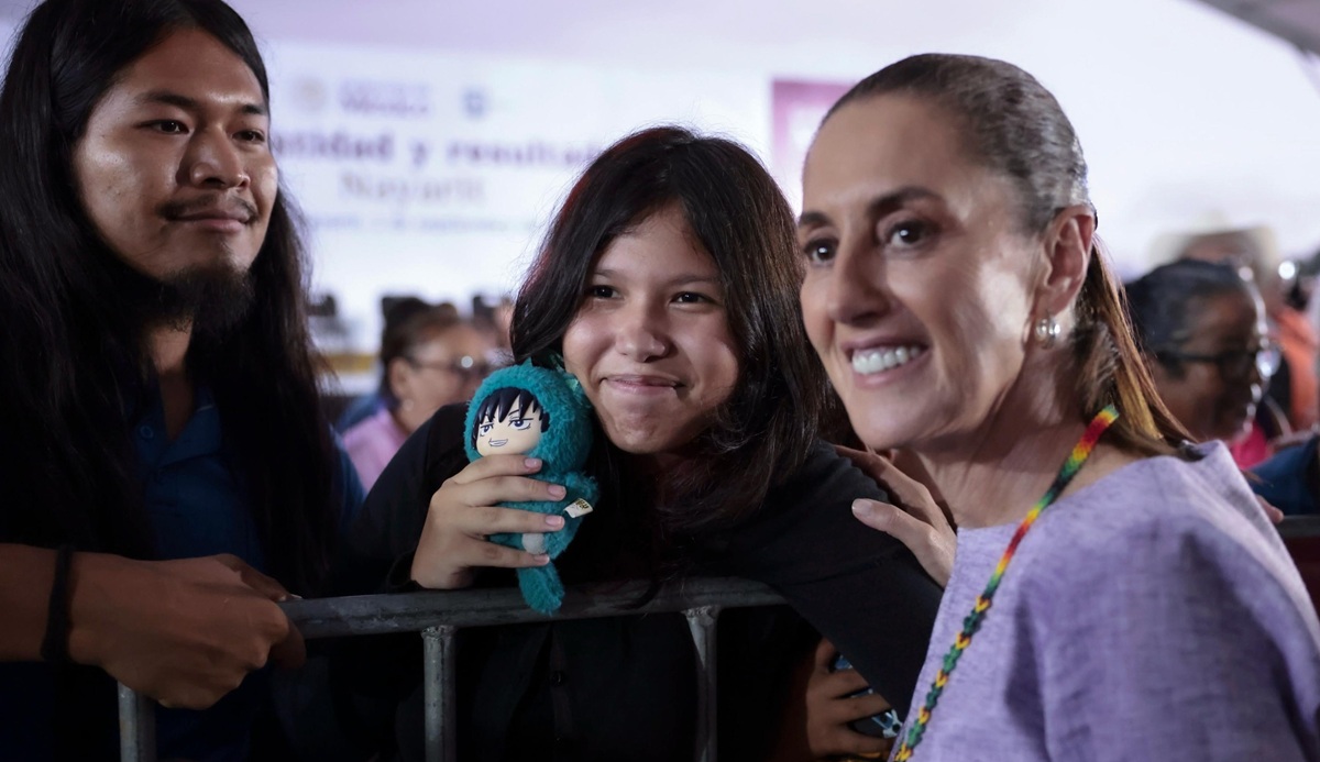 Claudia Sheinbaum de gira por Nayarit
